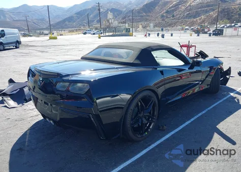 2019 Chevrolet Corvette Stingray из США, поврежденный, VIN 1G1YD3D74K5118096